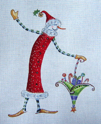 M-1192 Santa Snowman © Kym Bowles