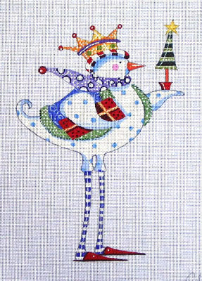 M-1265 Bird with Xmas Tree © Kym Bowles Limited