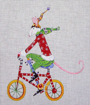 M-1267 Mouse on Bicycle © Kym Bowles Limited