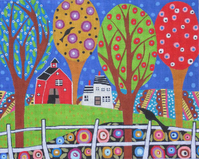 M-1407 Folk Art Farm 2 © Karla Gerard