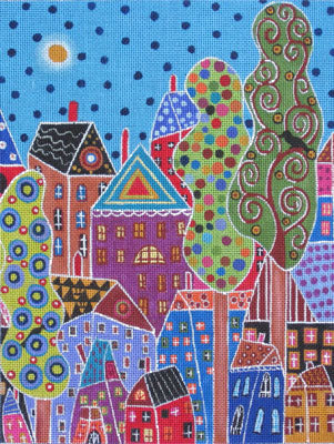 M-1410 Town Abstract © Karla Gerard