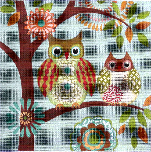 M-1490 Mr. & Mrs. Hootie © Jennifer Brinkley/Ruth Levison Designs