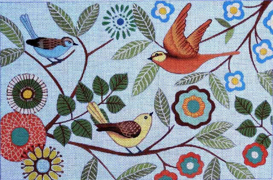 M-1592 Mod Folk Birds © Jennifer Brinley/Ruth Levison Designs