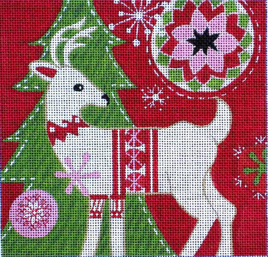 M-1594 Mod Holiday Deer © Jennifer Brinley/Ruth Levison Designs