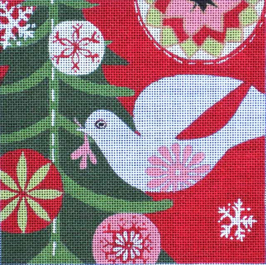 M-1597 Mod Holiday Dove © Jennifer Brinley/Ruth Levison Designs