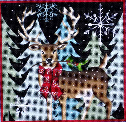 M-1601 Deer with Holiday Berries © Jennifer Brinley/Ruth Levison Designs