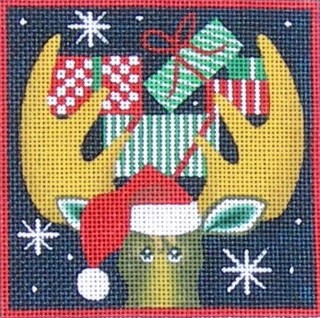 M-1603	Moose with Presents © Stephanie Stouffer