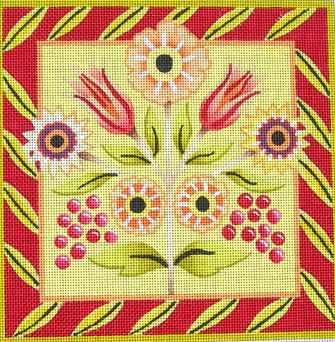M-1627 Provence Floral – Yellow © Jennifer Brinley/Ruth Levison Designs
