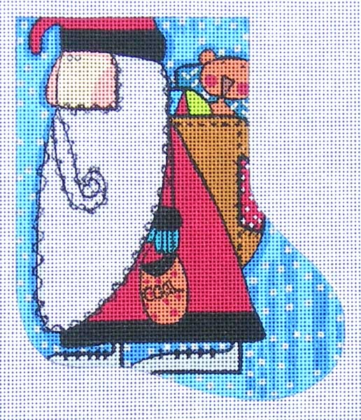 M-1655 Better Not Pout mini-stocking © Frank Bielec