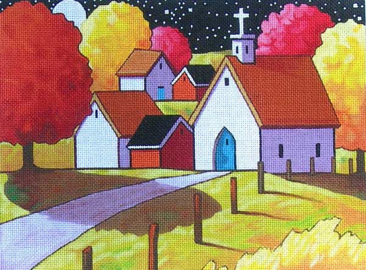 M-1689 Church Night Path © Cathy Horvath-Buchanan