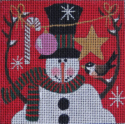 M-1843 Chickadee Snowman 2 © Stephanie Stouffer