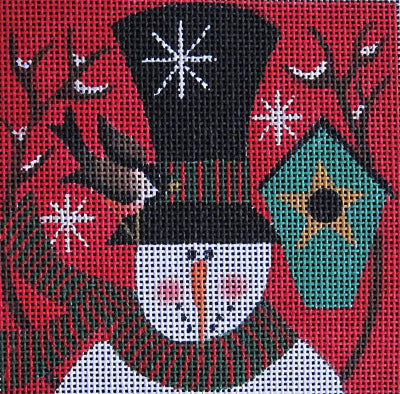 M-1844 Chickadee Snowman 3 © Stephanie Stouffer