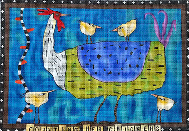 M-1950 Counting Her Chickens © Kathleen Taylor