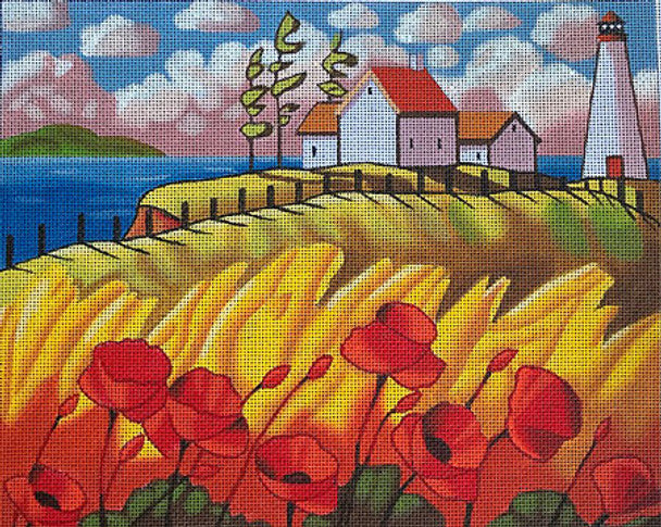 M-1953 Lighthouses & Poppies © Cathy Horvath-Buchanan