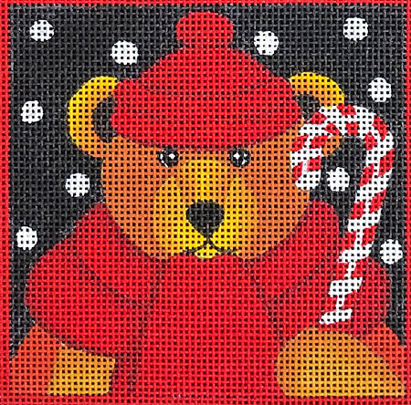 M-1989 Teddy with Candy cane © Stephanie Stouffer