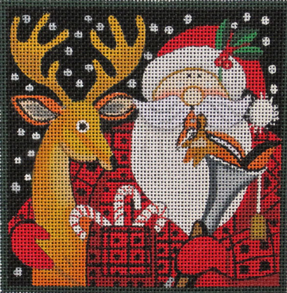 M-2032 Woodland Santa - Animals © Stephanie Stouffer