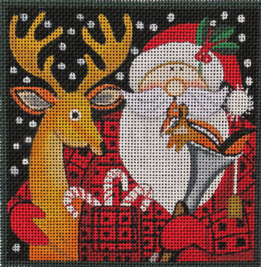 M-2032 Woodland Santa - Animals © Stephanie Stouffer