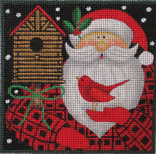 M-2033 Woodland Santa - Birdhouse © Stephanie Stouffer