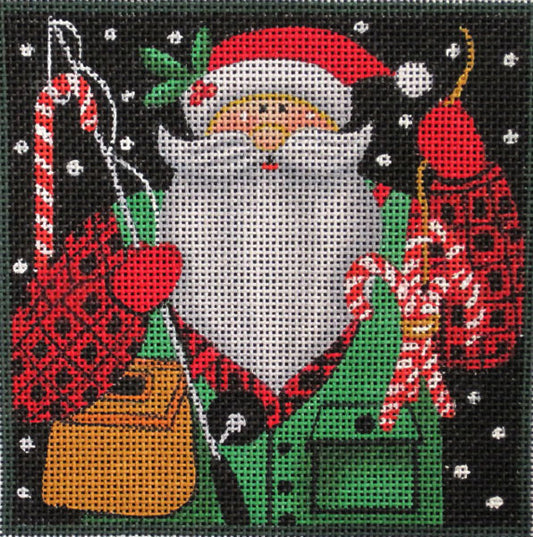M-2034	Woodland Santa - Fisherman	© Stephanie Stouffer