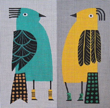 M-2058 Standing Birds © Terry Runyan