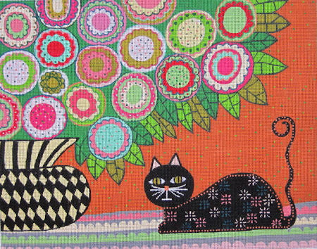 M-2069 Feline Florist II © Kerri Ambrosino/artlicensing.com