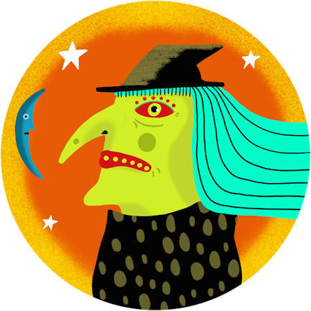 M-2204 Halloween Witch © Sharon Bloom