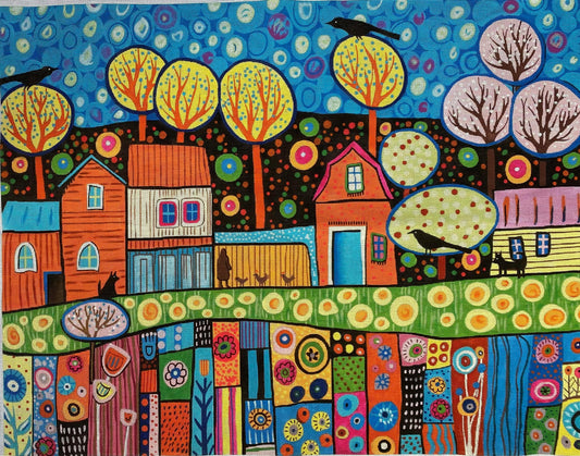 M-2220	Funny Farm © Karla Gerard (Rug)