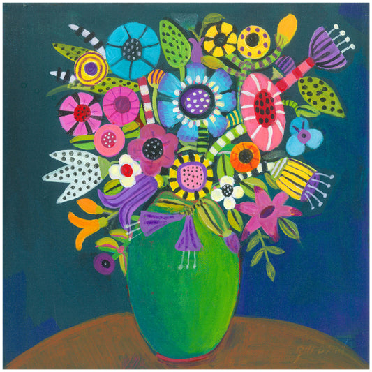 M-2232 Birthday Flowers © Gill Bond 18 Mesh