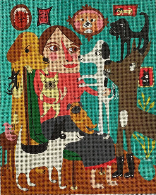 M-2265A Dog Lady2 © Sara Pulver