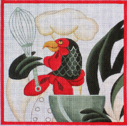 M-1344 Rooster Chef Wisk © Stephanie Stouffer/Ruth Levison Designs