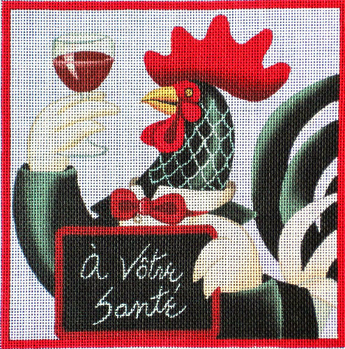M-1346 Rooster Waiter Sante’ © Stephanie Stouffer/Ruth Levison Designs