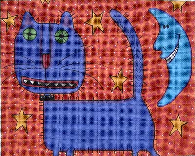 M-788 Cat and the Moon © Frank Bielec