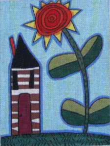 M-799 House & Sunflower © Frank Bielec