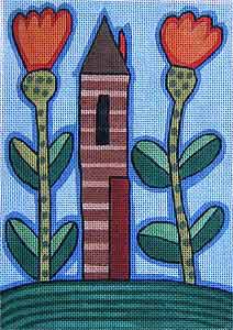 M-800 House & Poppies © Frank Bielec