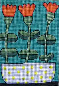 M-803 Flowers & Yellow Polka-Dot © Frank Bielec