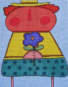 M-807 Girl with Violet © Frank Bielec