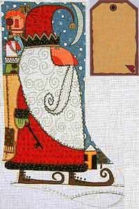 M-835 The Key to Christmas Stocking (2-pieces) © Frank Bielec